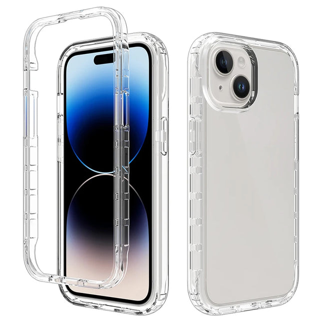 Full Protection Transparent Clear Phone Case for iPhone 17  Soft Shockproof Back Cover