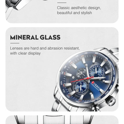 Top Luxury Brand CURREN Quartz Men’s Watch Sport Waterproof