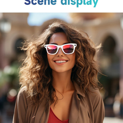 New Sunglasses Smart Glasses 8 Million Pixels Recording Videos AI Photo Recognition Answer Translation 290mAh Bluetooth Glasses