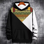 M / Black & White Geometric