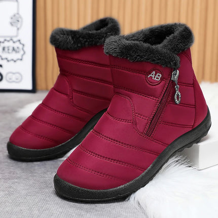 2025Winter Shoes for Women New Fashion Round Toe Designer Snow Boots Daily Home Leisure Waterproof Mother Cotton Shoes for Women