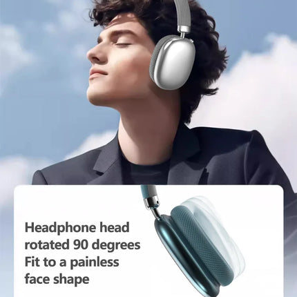 Original Over-Ear Wireless Bluetooth Headphones Noise Cancelling Microphone Gaming Head  Mounted Earphones Supports TF Card