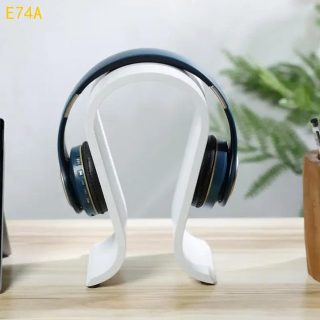 Wooden Headphone Stand Holder for Over Ear Headphones Universal Desk Display Hanger Stable Storage Organiser E74A