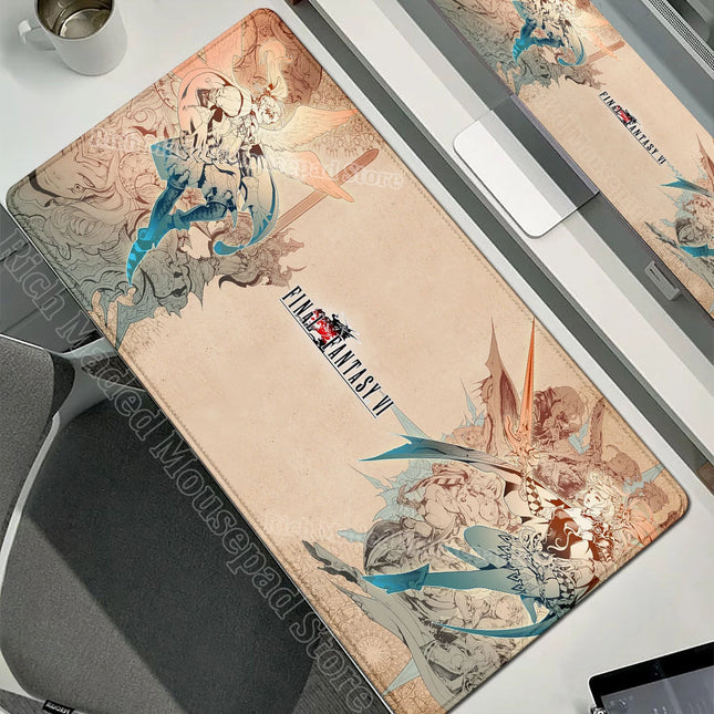 90x40 FINAL FANTASY VII Lockhart Large Mousepad Xxl Gaming Accessories Gamer Keyboard Desk Mat PC Accessories E-Sports Mouse Pad