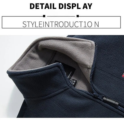 Men Winter Jacket New Arrival Polar Fleece Outwear Thick Fleece Lined Outdoor Man Autumn Jacket Coat