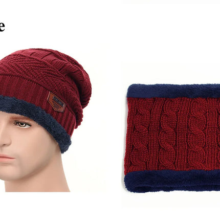 Winter Hats For Men Skullies Beanie Hat Winter Cap Men Women Wool Scarf Caps Balaclava Mask Bonnet Knitted Hat Gorras