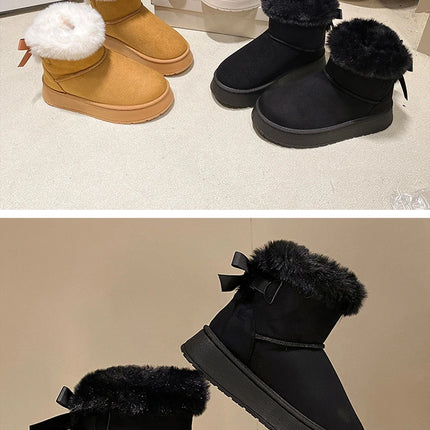 Winter Women Shoes Fashion High Top Cotton Shoes Plush Warm Snow Boots Winter Boots for Women Outdoor Non Slip Platform Boot