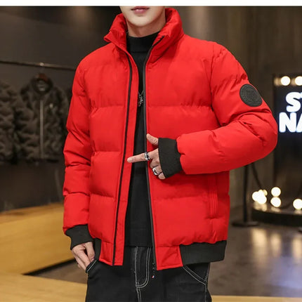 Winter Man Jackets Cotton-padded Parkas Puffer Jacket Men Warm Coats Thick Fashion Casual Outwear Streetwear Men's Clothing Top