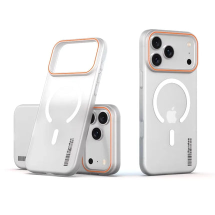 Luxury Translucent Matte Magnetic Phone Case For iPhone 17 Magsafe Wireless Charging Anti-Drop Protect Cover