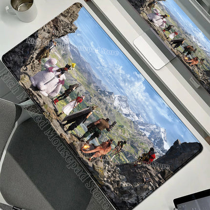 90x40 FINAL FANTASY VII Lockhart Large Mousepad Xxl Gaming Accessories Gamer Keyboard Desk Mat PC Accessories E-Sports Mouse Pad