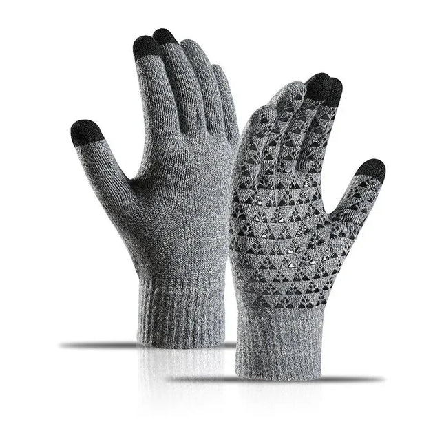 Winter Gloves for Men Women Upgraded Touchscreen Gloves Outdoor Cycling Sports Thermal Warm Knit Glove for Running Driving