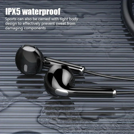 Wireless Neckband Bluetooth Earphones High Sound Quality Stereo Battery Display HD Voice Call Sports Headphones New Product 2025