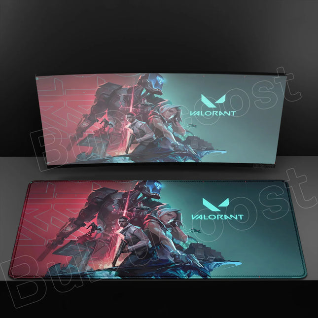 HD XXL MousePad Valorant Gaming Mouse Pad Large Home Desk Mats Keyboard Natural Rubber Non-slip Soft Office Carpet Mat Accessory