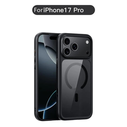 Clear Shockproof Magsafe Case For iPhone 17 Active Touch Camera Button Wireless Charging Protective Cover