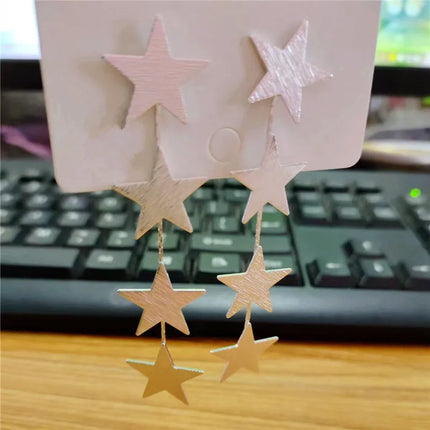 Beautiful Stars Long Earrings For Women Unique Statement New Fashion Jewelry Wholesale