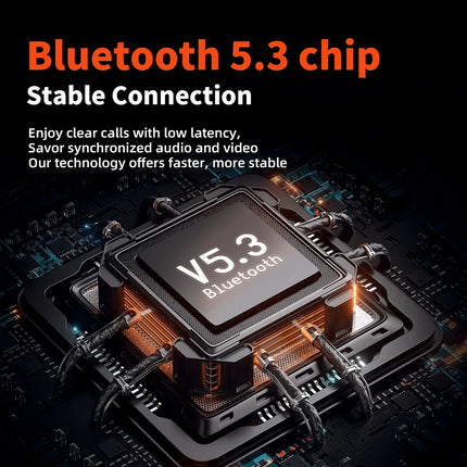 Wireless headphones QERE E80 Earphone bluetooth 5.3 ANC Noise Cancellation Hi-Res Audio Over the Ear Headset 70H 40mm Driver2.4G