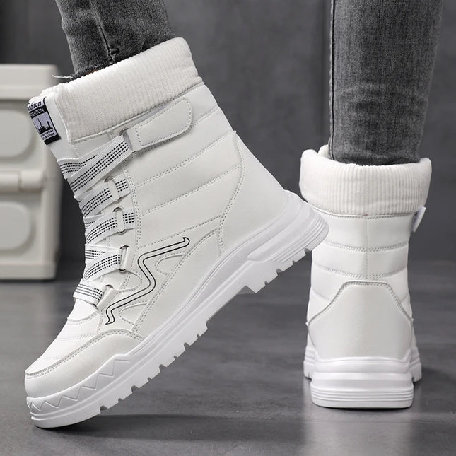 New winter women's boots: waterproof snow boots with cotton, warm, fashionable and comfortable cotton shoes for women