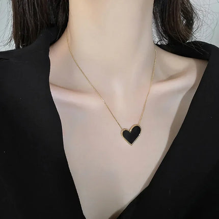 Women Neck Chain Black Exquisite Minimalist Square Pendant Choker Geometric Necklace Collar Chain Female Jewelry Party Gifts