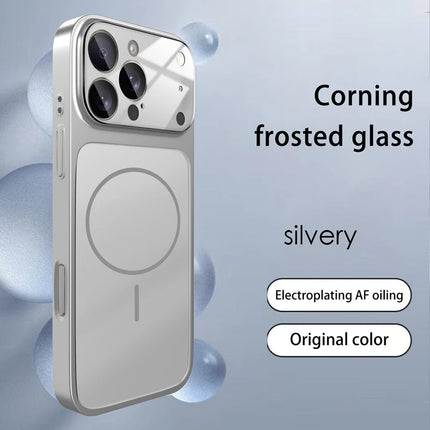 Original Glass Nano Matte Case For iPhone 17 Magnetic For Magsafe Wireless Charging Anti-Drop Phone Case