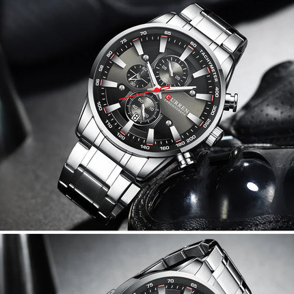 Top Luxury Brand CURREN Quartz Men’s Watch Sport Waterproof
