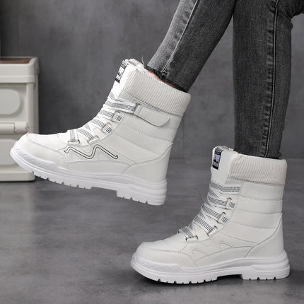 New winter women's boots: waterproof snow boots with cotton, warm, fashionable and comfortable cotton shoes for women