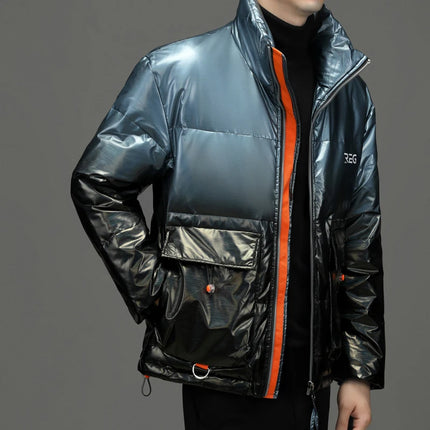 High Quality Fashionable Cool Warm Winter Outdoor Jacket with Feather Jacket Comfortable and Versatile Bright and Breathable