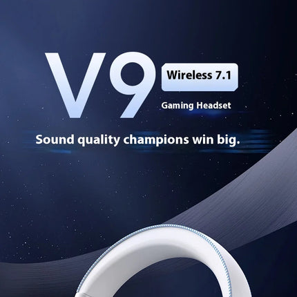 Mchose V9 Pro Gaming Headset Overhead Wireless Bluetooth Computer Gaming Headphones With Microphone Portable Audio Video Devices