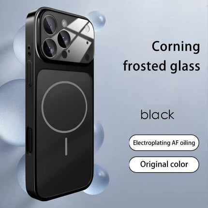 Original Glass Nano Matte Case For iPhone 17 Magnetic For Magsafe Wireless Charging Anti-Drop Phone Case