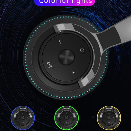 Super Bass Gaming Headsets RGB Lights Effect Wireless Bluetooth Headphones HIFI Sound Noise Reduction Gamer Earphones in HD Mic