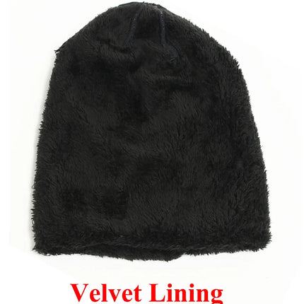 Winter Hats For Men Skullies Beanie Hat Winter Cap Men Women Wool Scarf Caps Balaclava Mask Bonnet Knitted Hat Gorras