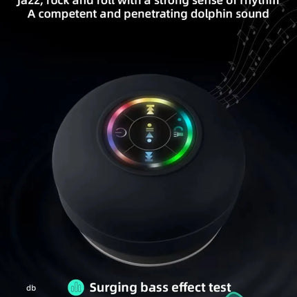 Xiaomi Mini Bluetooth Speaker Shower Subwoofer Waterproof Handsfree Loudspeaker With Suction Cup Mic For Bathroom Pool Beach Car