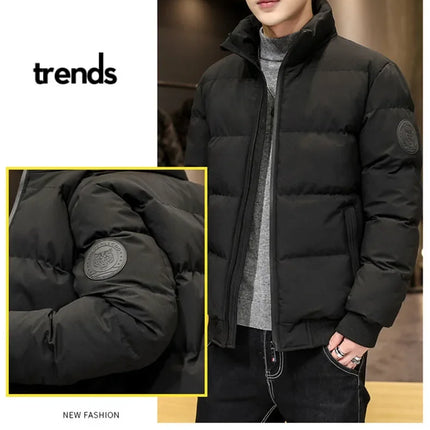 Winter Man Jackets Cotton-padded Parkas Puffer Jacket Men Warm Coats Thick Fashion Casual Outwear Streetwear Men's Clothing Top