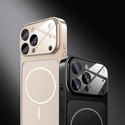 Original Glass Nano Matte Case For iPhone 17 Magnetic For Magsafe Wireless Charging Anti-Drop Phone Case