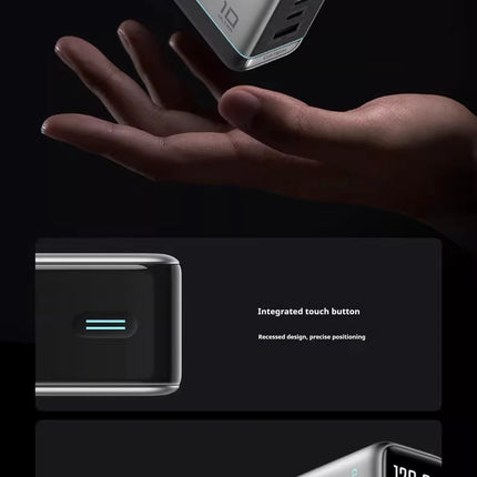 CukTech 10 Ultra GaN Charger 120W MAX Power Adaptor Adaptive Fast Charge Digital Display Mobile Phone Charger Original PD2.0 3.0