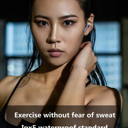 New TWS Wireless Headphones With Mic Fone Bluetooth Earphones Sport Earbuds Running Headset Apply to smartphones
