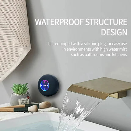 Xiaomi Mini Bluetooth Speaker Shower Subwoofer Waterproof Handsfree Loudspeaker With Suction Cup Mic For Bathroom Pool Beach Car