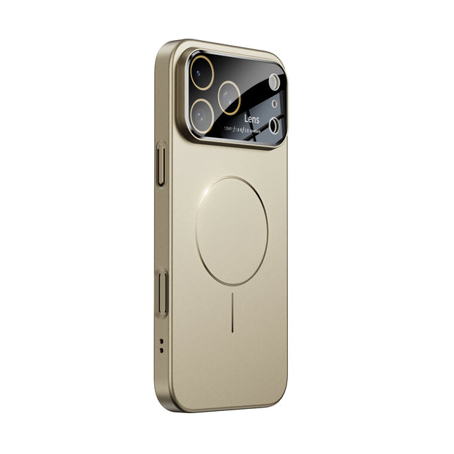 New Large Window Magsafe Phone Case for IPhone 17 Magnetic Wireless Charging Skin Feel PC Protection Phone Cover