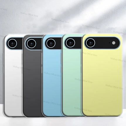 2in1 Matte TPU Case For iPhone 17 Cover PC + Silicone Shockproof Photo Holder Cover