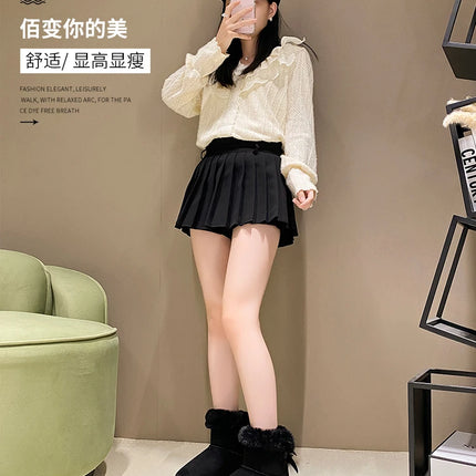 Winter Women Shoes Fashion High Top Cotton Shoes Plush Warm Snow Boots Winter Boots for Women Outdoor Non Slip Platform Boot