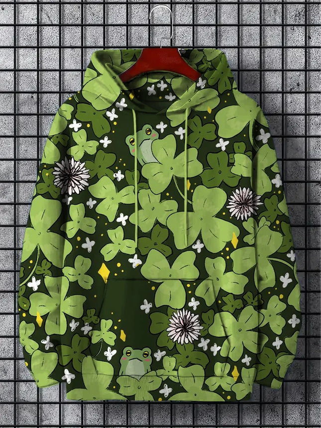 Men's Hoodie Cartoon Cute Cat Print Y2k Sweatshirt Harajuku Hooded  Pullover Casual Oversized Long Sleeve Top Men's Clothing