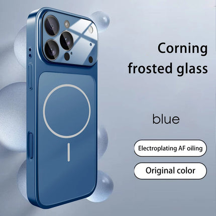 Original Glass Nano Matte Case For iPhone 17 Magnetic For Magsafe Wireless Charging Anti-Drop Phone Case