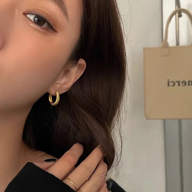 Earrings for Female Daily Versatile Ear Hook Women Fashion Fine Jewelry Birthday Gifts