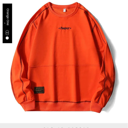 Men Sweatshirt Hoodies Harajuku Hip Hop Streetwear Casual Men's Pullover Hoodie Spring Autumn Patchwork Sweatshirts Mend
