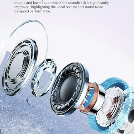 Original Wireless bluetooth headphone noise canceling earphone HIFI stereo headset earbuds bluetooth for xiaomi Huawei Air pods