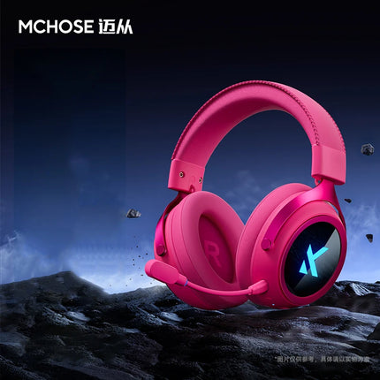 New MCHOSE X9 Wireless Gaming Headphones 7.1 X9 Wireless Bluetooth Earphones Fps With Microphone Esports Custom Headphones Gifts
