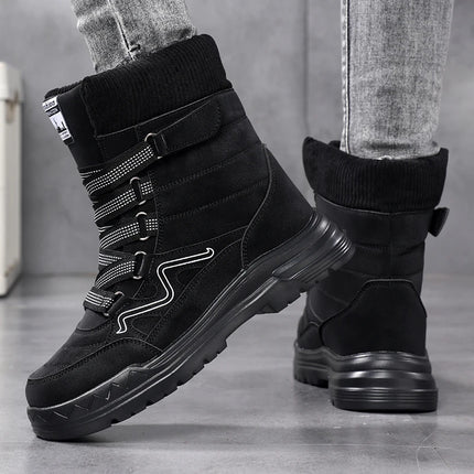 New winter women's boots: waterproof snow boots with cotton, warm, fashionable and comfortable cotton shoes for women