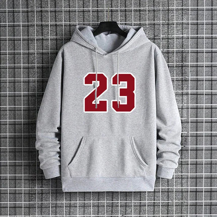 Men's Hoodie 2025 Fashion Warm Pullover Sweatshirt Casual Sporty Streetwear Male Hooded Top for Home Outdoor Fall Winter Outwear