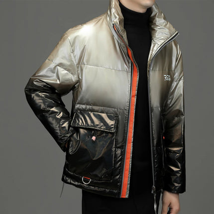 High Quality Fashionable Cool Warm Winter Outdoor Jacket with Feather Jacket Comfortable and Versatile Bright and Breathable