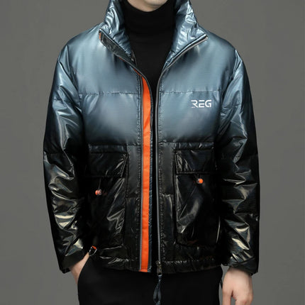 High Quality Fashionable Cool Warm Winter Outdoor Jacket with Feather Jacket Comfortable and Versatile Bright and Breathable