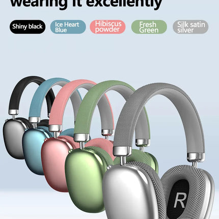 Original Over-Ear Wireless Bluetooth Headphones Noise Cancelling Microphone Gaming Head  Mounted Earphones Supports TF Card